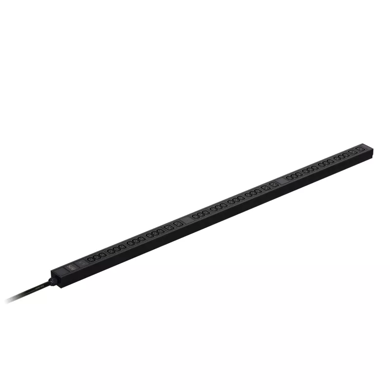 APC Easy Basic Rack PDU EPDU1216B, 0U, trifazis, 11kW, 230V, 16A, 36x C13 ir 6x C19 lizdai, IEC60309 3P+N+PE įvadas
