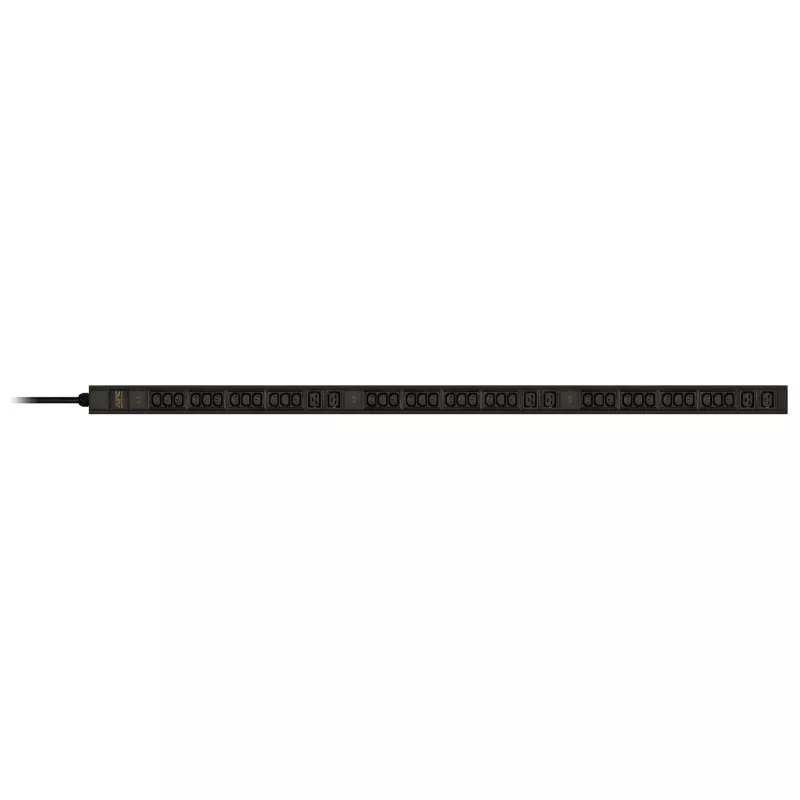 APC Easy Basic Rack PDU EPDU1216B, 0U, trifazis, 11kW, 230V, 16A, 36x C13 ir 6x C19 lizdai, IEC60309 3P+N+PE įvadas