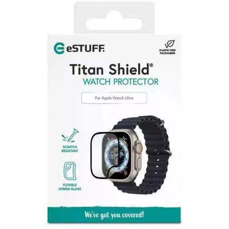 Laikrodžio ekrano apsauginis stiklas eSTUFF ES501024, skirtas Apple Watch Ultra