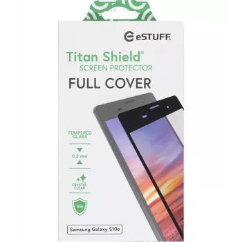 eSTUFF ES504029 grūdinto stiklo apsauginis ekrano dangtelis Samsung Galaxy S10e, skaidrus