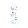 eSTUFF ES601170 INFINITE Super Soft baltas kabelis USB-A–Lightning, MFi, 1 m, iš perdirbto TPE
