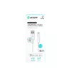 eSTUFF ES601270 INFINITE baltas kabelis USB-A–Lightning, MFi, 2 m, iš 100 % perdirbto plastiko