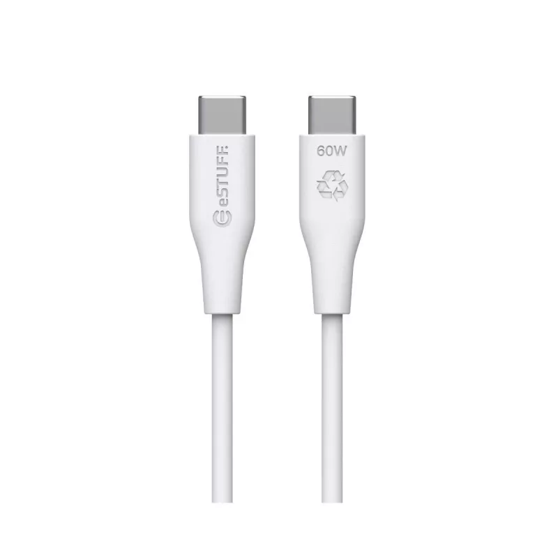 eSTUFF ES604170 USB laidas USB 2.0 1 m USB-C baltas