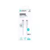 eSTUFF ES604270 INFINITE USB-C/USB-C laidas, USB 2.0, PD 60 W, 2 m, baltas, 100 % perdirbtas plastikas