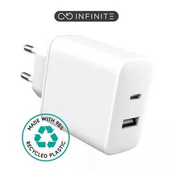 eSTUFF ES637031 mobiliojo įrenginio kroviklis Smartphone White AC greitasis krovimas vidaus patalpoms