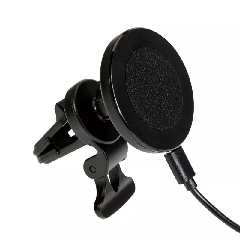 eSTUFF ES638130 automobilinis belaidis magnetinis kroviklis su ventiliacijos angos laikikliu, 15 W, aliuminis