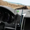eSTUFF ES638130 automobilinis belaidis magnetinis kroviklis su ventiliacijos angos laikikliu, 15 W, aliuminis