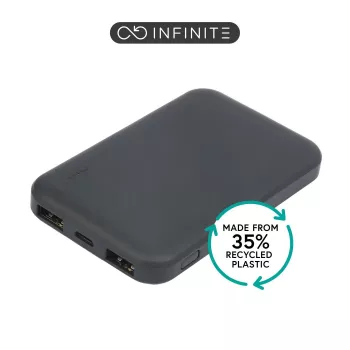 eSTUFF ES641040 nešiojamas akumuliatorius LiPo 5000 mAh juodos spalvos