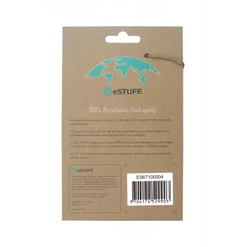 eSTUFF ES67100004 apsauginis dėklas iPhone 13 Pro Max 6,7 inch skaidrus TPU