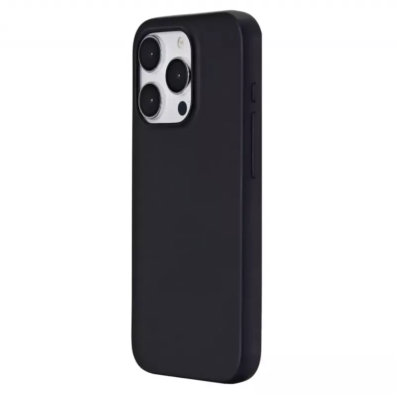 eSTUFF Infinite Vienna ES67101027 galinis dangtelis telefonui iPhone 15 Pro, suderinamas su MagSafe, TPU, juodas
