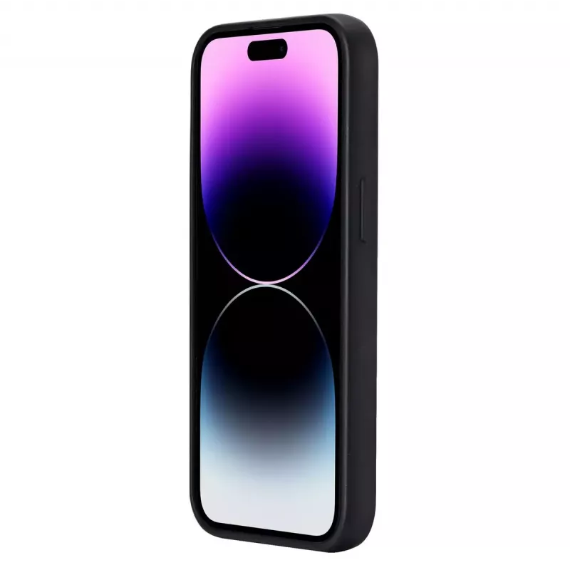 eSTUFF Infinite Vienna ES67101027 galinis dangtelis telefonui iPhone 15 Pro, suderinamas su MagSafe, TPU, juodas