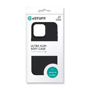 eSTUFF ES67101028 apsauginis dėklas iPhone 15 Pro Max 17 cm (6,7 inch) juodas