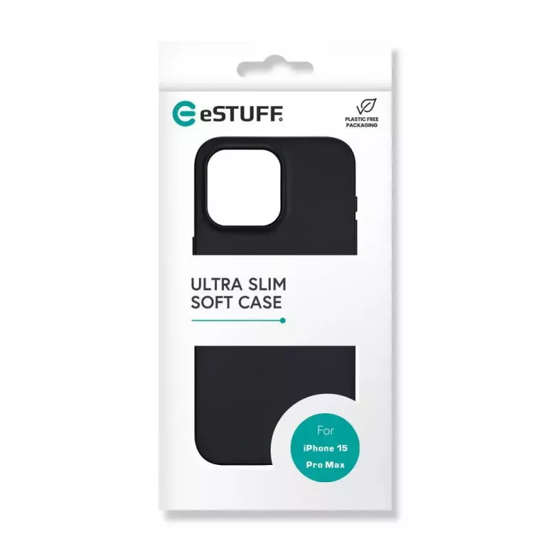 eSTUFF ES67101028 apsauginis dėklas iPhone 15 Pro Max 17 cm (6,7 inch) juodas