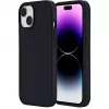 eSTUFF Infinite Riga ES67120025 galinis dangtelis telefonui iPhone 15, suderinamas su MagSafe, silikonas, polikarbonatas, juodas