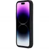 eSTUFF Infinite Riga ES67120025 galinis dangtelis telefonui iPhone 15, suderinamas su MagSafe, silikonas, polikarbonatas, juodas