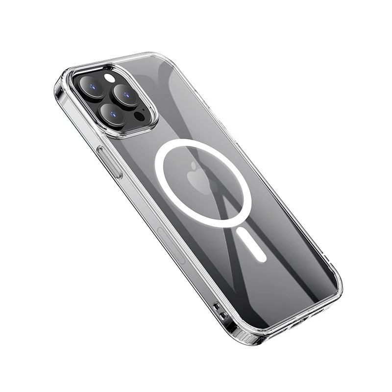 eSTUFF Berlin ES67140004 magnetinis galinis dėklas iPhone 13 Pro Max, MagSafe suderinamumas, TPU, skaidrus