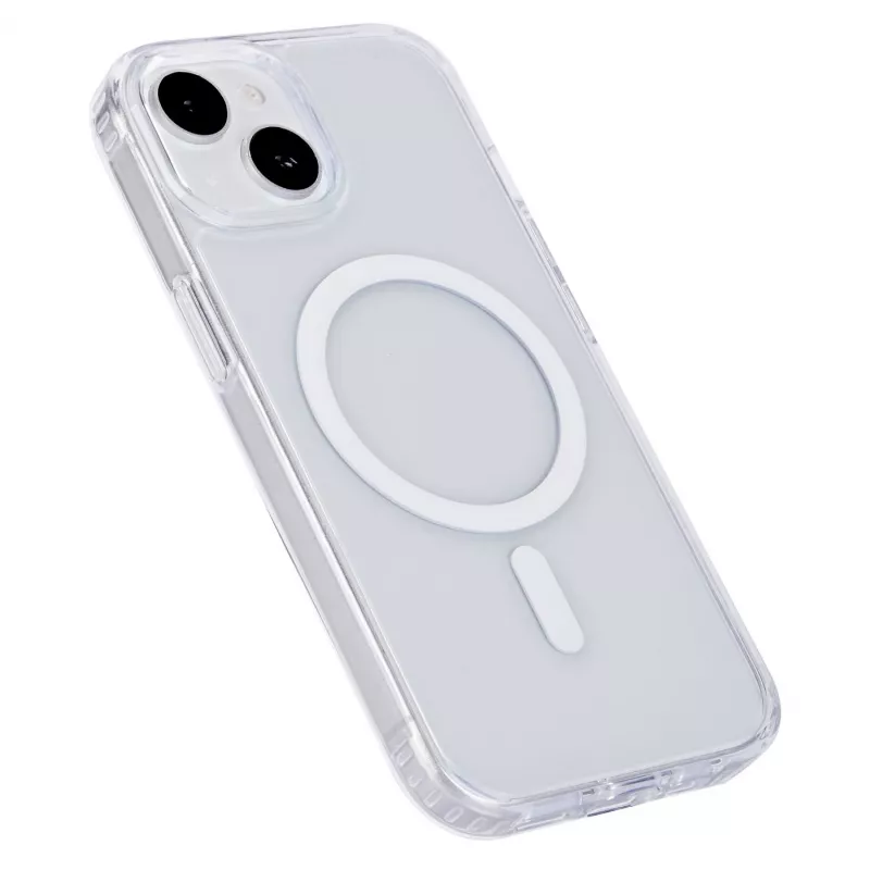 eSTUFF ES67140026 dėklas iPhone 15 Plus 6,7 inch (17 cm) permatomas hibridinis su MagSafe