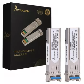 SFP modulis Extralink EX.35894 1.25Gbps LC/UPC 1310nm vienmodis DOM 2 vnt. pakuotė