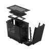 Korpusas Fractal Design Define 7 Nano Black — Mini-ITX/Mini-DTX, ATX maitinimo šaltinis, grūdintas stiklas, 205×399×361 mm