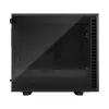 Korpusas Fractal Design Define 7 Nano Black — Mini-ITX/Mini-DTX, ATX maitinimo šaltinis, grūdintas stiklas, 205×399×361 mm