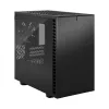 Korpusas Fractal Design Define 7 Nano Black — Mini-ITX/Mini-DTX, ATX maitinimo šaltinis, grūdintas stiklas, 205×399×361 mm