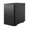 Korpusas Fractal Design Define 7 Nano Black — Mini-ITX/Mini-DTX, ATX maitinimo šaltinis, grūdintas stiklas, 205×399×361 mm