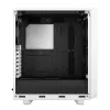 Korpusas PC Fractal Design Meshify 2 Compact — Baltas, ATX PSU, 2x140mm priekyje, 1x120mm gale, 2.5/3.5 colio diskai, 210×424×475 mm
