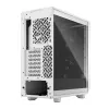 Korpusas PC Fractal Design Meshify 2 Compact — Baltas, ATX PSU, 2x140mm priekyje, 1x120mm gale, 2.5/3.5 colio diskai, 210×424×475 mm