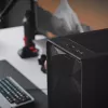 Korpusas PC Fractal Design Meshify 2 Compact — Baltas, ATX PSU, 2x140mm priekyje, 1x120mm gale, 2.5/3.5 colio diskai, 210×424×475 mm