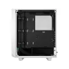 Korpusas Fractal Design Meshify 2 Compact RGB White — ATX/microATX/Mini-ITX, 4x120 mm RGB ventiliatoriai priekyje, 1x120 mm gale, 2.5/3.5 colio diskai