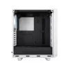 Korpusas Fractal Design Meshify 2 Compact RGB White — ATX/microATX/Mini-ITX, 4x120 mm RGB ventiliatoriai priekyje, 1x120 mm gale, 2.5/3.5 colio diskai