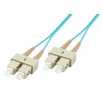 Microconnect FIB222001 1 m SC mėlynas OM3 50/125 µm daugiamodis šviesolaidinis kabelis