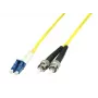 Microconnect FIB411002 šviesolaidinis kabelis 2 m LC ST geltonas