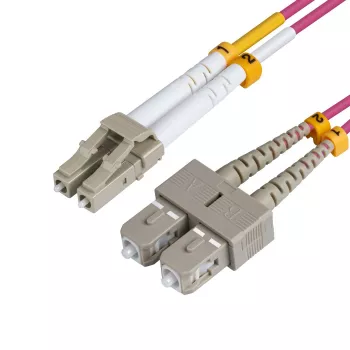 Microconnect FIB422003P 3 m šviesolaidinis kabelis LC SC violetinis