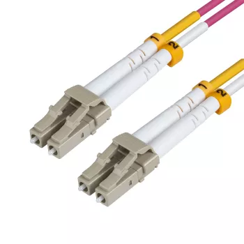 Microconnect FIB440401P OM4 šviesolaidinis kabelis LC-LC 1 m violetinis