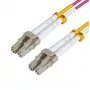 Microconnect FIB440407P 7 m OM4 šviesolaidinis šuolis LC violetinis