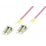 MicroConnect FIB440450P šviesolaidinis jungiamasis kabelis LC/UPC-LC/UPC, 50 m, OM4 daugiamodis dvipusis (duplex), LSZH, 2 mm