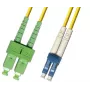 Microconnect FIB841005 vienmodis šviesolaidinis kabelis 5 m SC–LC geltonas