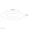 Neomounts FPMA-CRS6 Lubinis dangtelis – skersmuo 60 mm, sidabrinis, plastikinis, luboms
