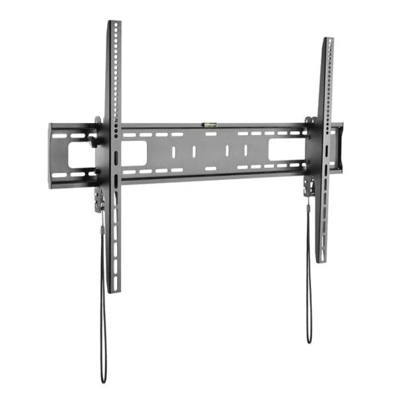 StarTech.com TV sieninis laikiklis, 60–100 colių VESA ekranams (165 svarų / 75 kg) – sunkiasvoris, pakreipiamas, universalus TV laikiklis – reguliuojamas laikiklis dideliems plokščiaekraniams – žemo profilio