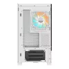 GIGABYTE C201 PANORAMIC ICE kompiuterio korpusas - Mid Tower, m-ATX, 360 mm radiatoriaus palaikymas, 3 iš anksto sumontuoti ventiliatoriai, USB 3.0, RGB Fusion palaikymas