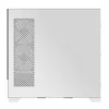 GIGABYTE C201 PANORAMIC ICE kompiuterio korpusas - Mid Tower, m-ATX, 360 mm radiatoriaus palaikymas, 3 iš anksto sumontuoti ventiliatoriai, USB 3.0, RGB Fusion palaikymas