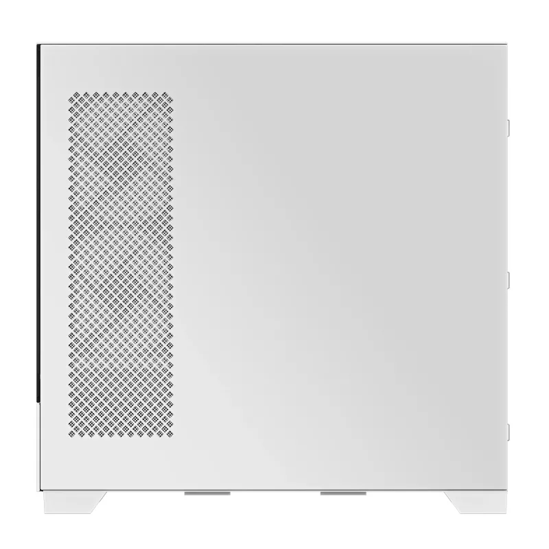 GIGABYTE C201 PANORAMIC ICE kompiuterio korpusas - Mid Tower, m-ATX, 360 mm radiatoriaus palaikymas, 3 iš anksto sumontuoti ventiliatoriai, USB 3.0, RGB Fusion palaikymas