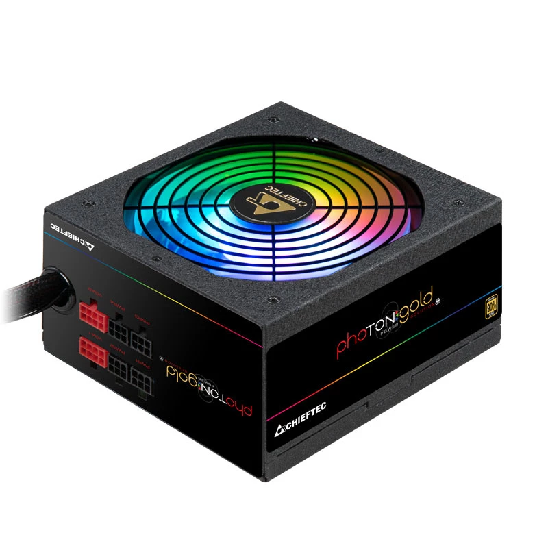 Maitinimo blokas Chieftec Photon GOLD 750 W 20+4 pin ATX PS/2 juodas
