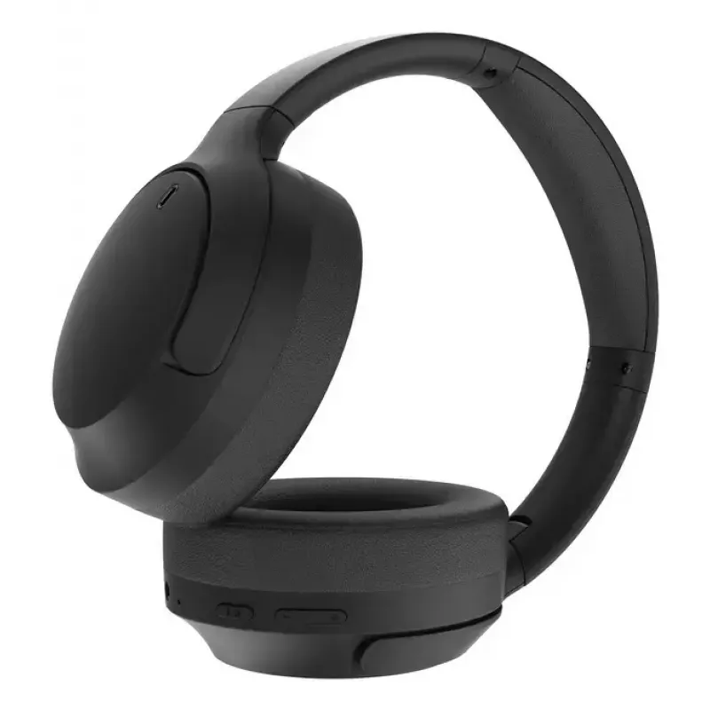 Ausinės GEMBIRD BHP-ANC-01 — supra-aural, laidinės ir Bluetooth, 20–20000 Hz, 0,8 m laidas, 168 g, juodos