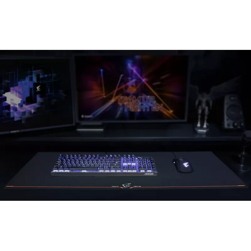 GIGABYTE AMP900 Gaming pelėdos kilimėlis Juoda, Oranžinė
