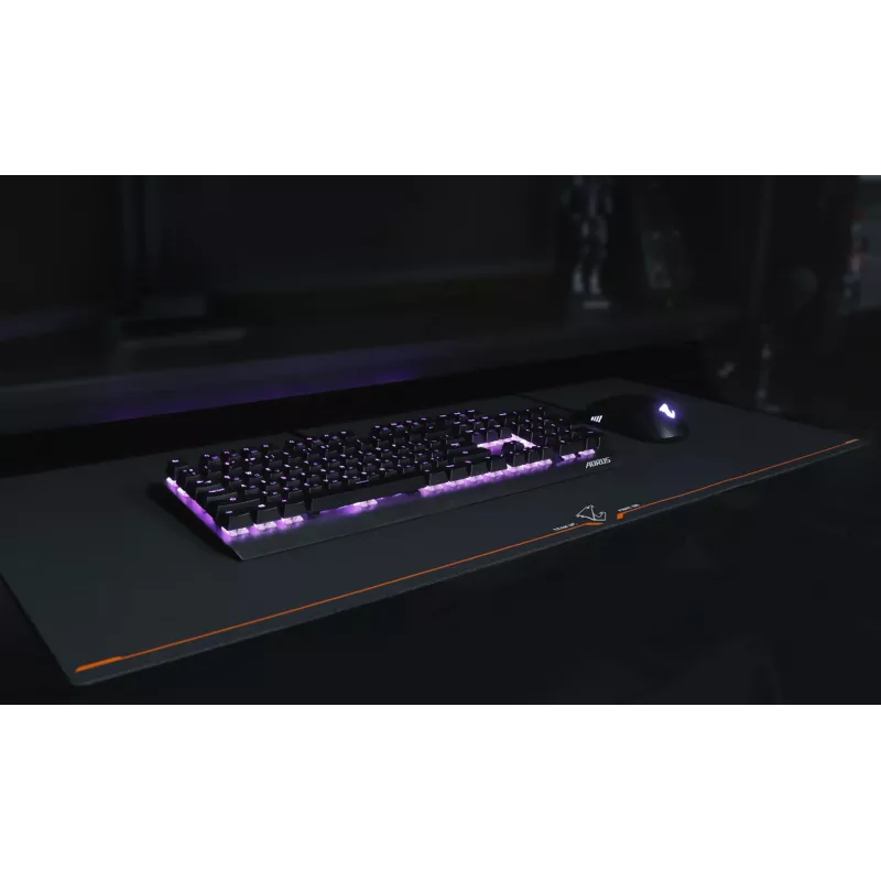 GIGABYTE AMP900 Gaming pelėdos kilimėlis Juoda, Oranžinė