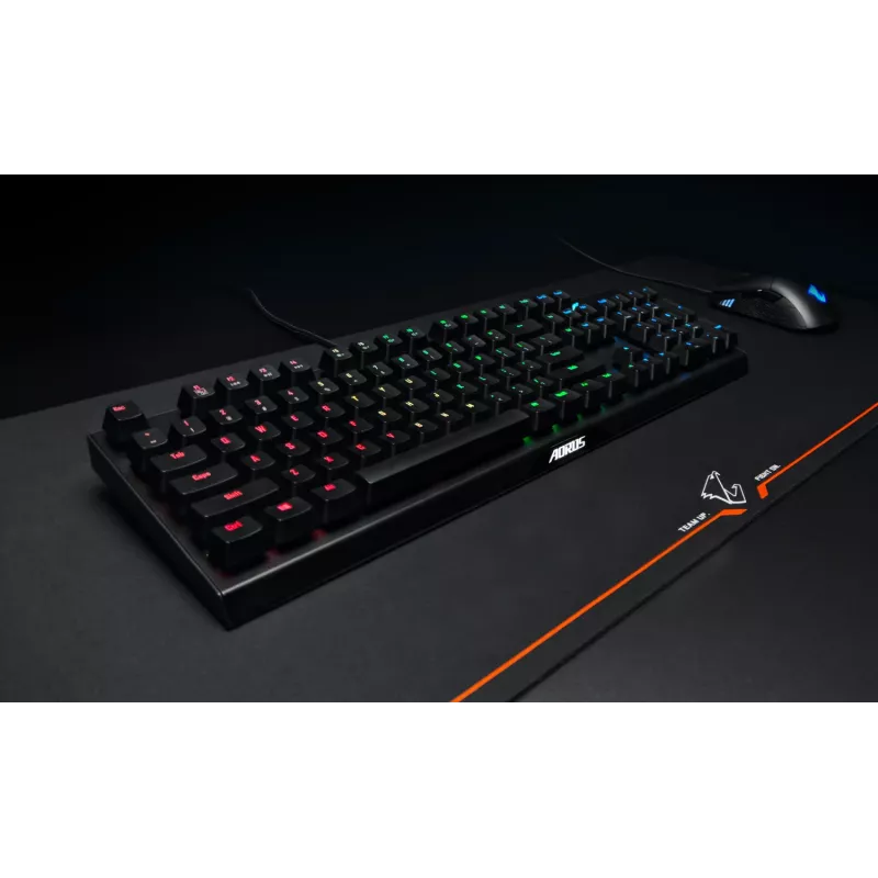 GIGABYTE AMP900 Gaming pelėdos kilimėlis Juoda, Oranžinė