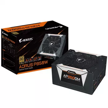 GIGABYTE GP-AP850GM maitinimo blokas 850 W 20+4 pin ATX ATX Juoda
