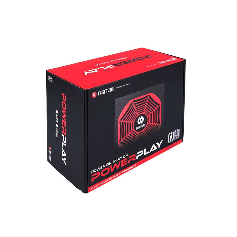 Chieftec PowerPlay maitinimo blokas 850 W 20+4 pin ATX PS/2 juodas, raudonas
